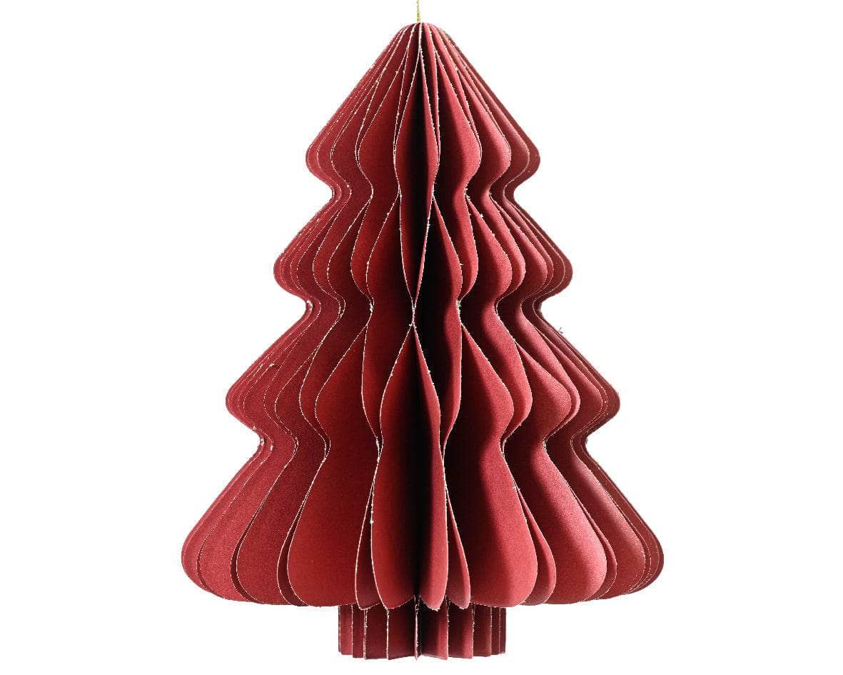 Christmas - Red Tree Christmas Decoration - 20cm - 60012153