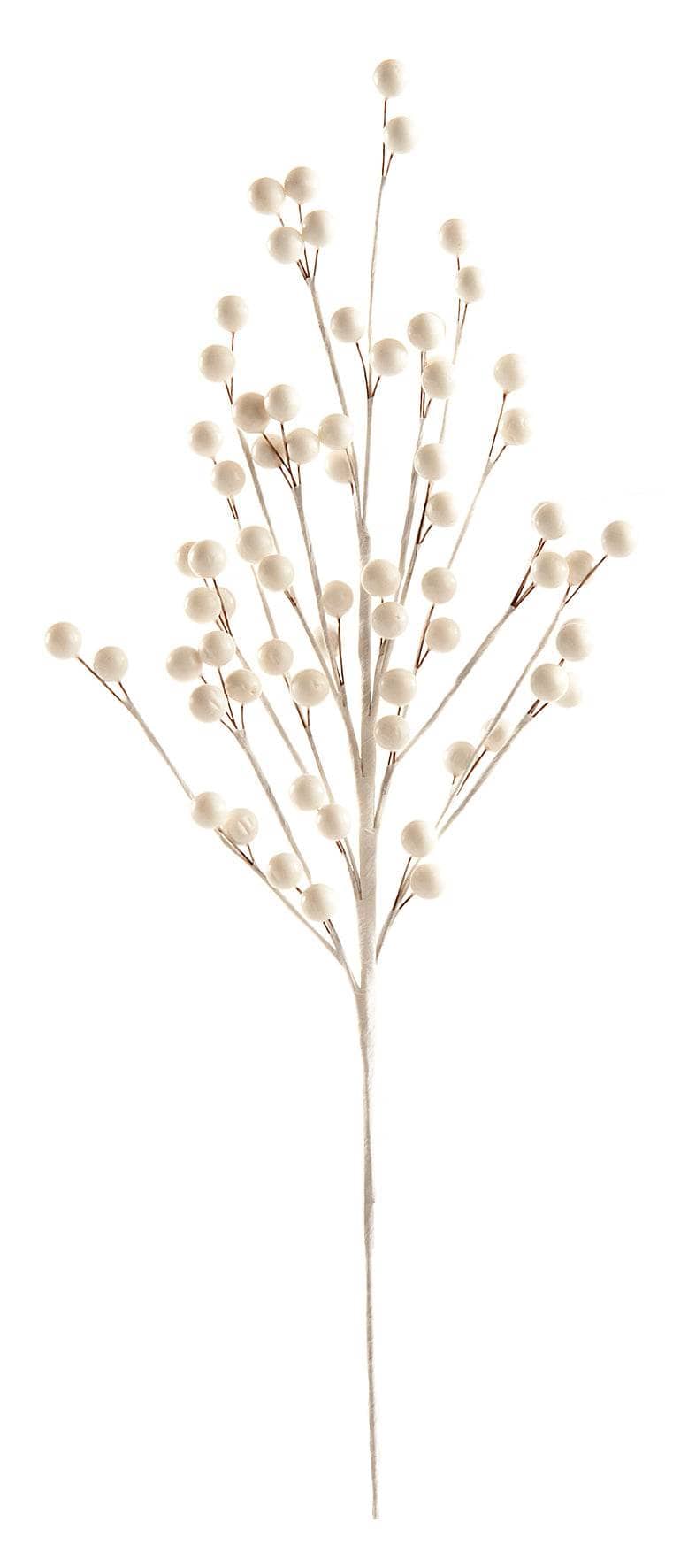 Christmas - White Berry Spray - 56cm - 60012183