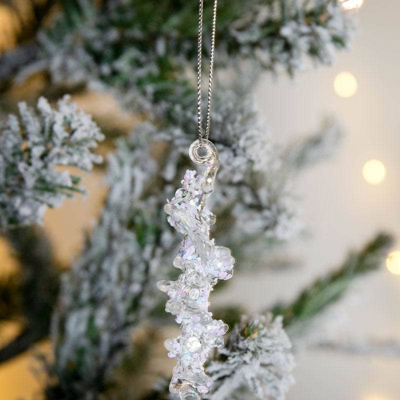 Christmas - 3 Pack Icicle Christmas Tree Decoration - 15cm - 60012213