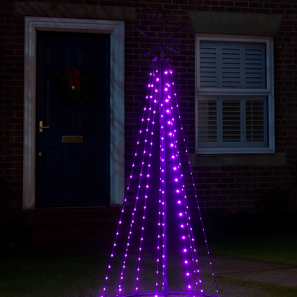 Christmas - Flexibright LED Pyramid Tree Christmas Lights - Rainbow - 60012270