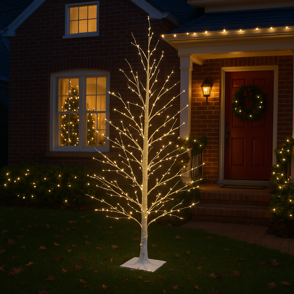 Christmas - 560 LED Christmas Birch Tree Warm White - 1.5m - 60012275