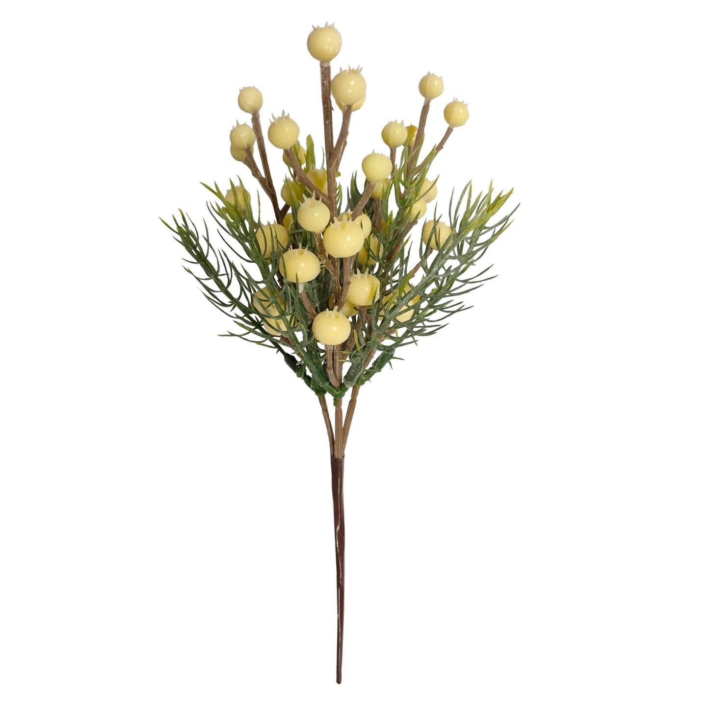 Christmas - Cream Berry Pick - 22cm - 60012335