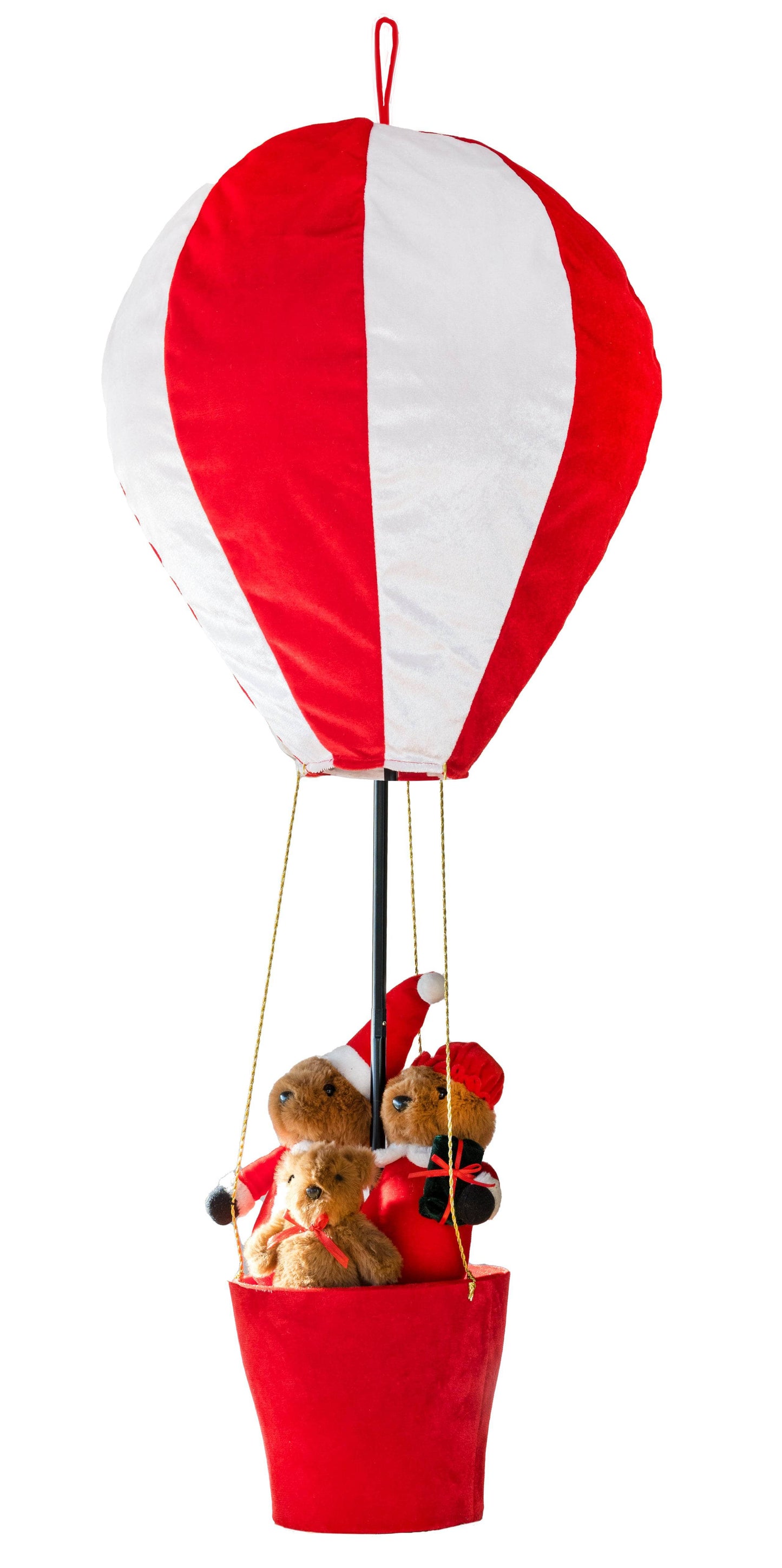 Christmas - Hot Air Balloon With Bears Christmas Decoration - 98cm - 60012394