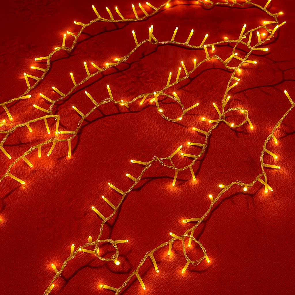 Christmas - 1000 Compact Christmas Tree Lights with Timer - Warm White - 60012395