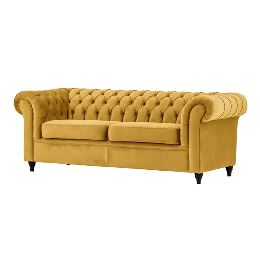 - Outlet Canterbury 3 Seater Sofa - Mustard - 60012671