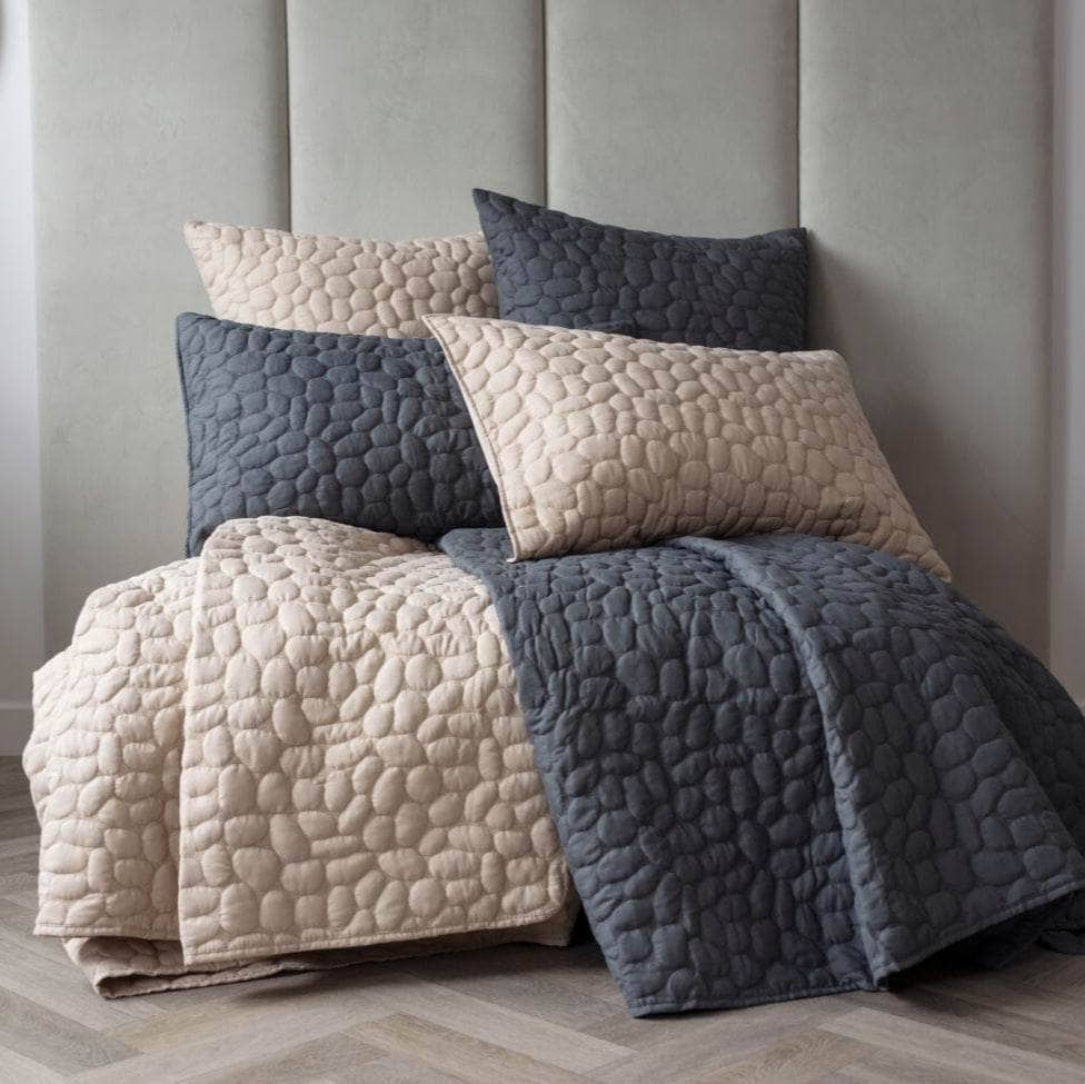 Homeware - Porto Continental Square Geometric Pillow Sham - Latte - 60013475