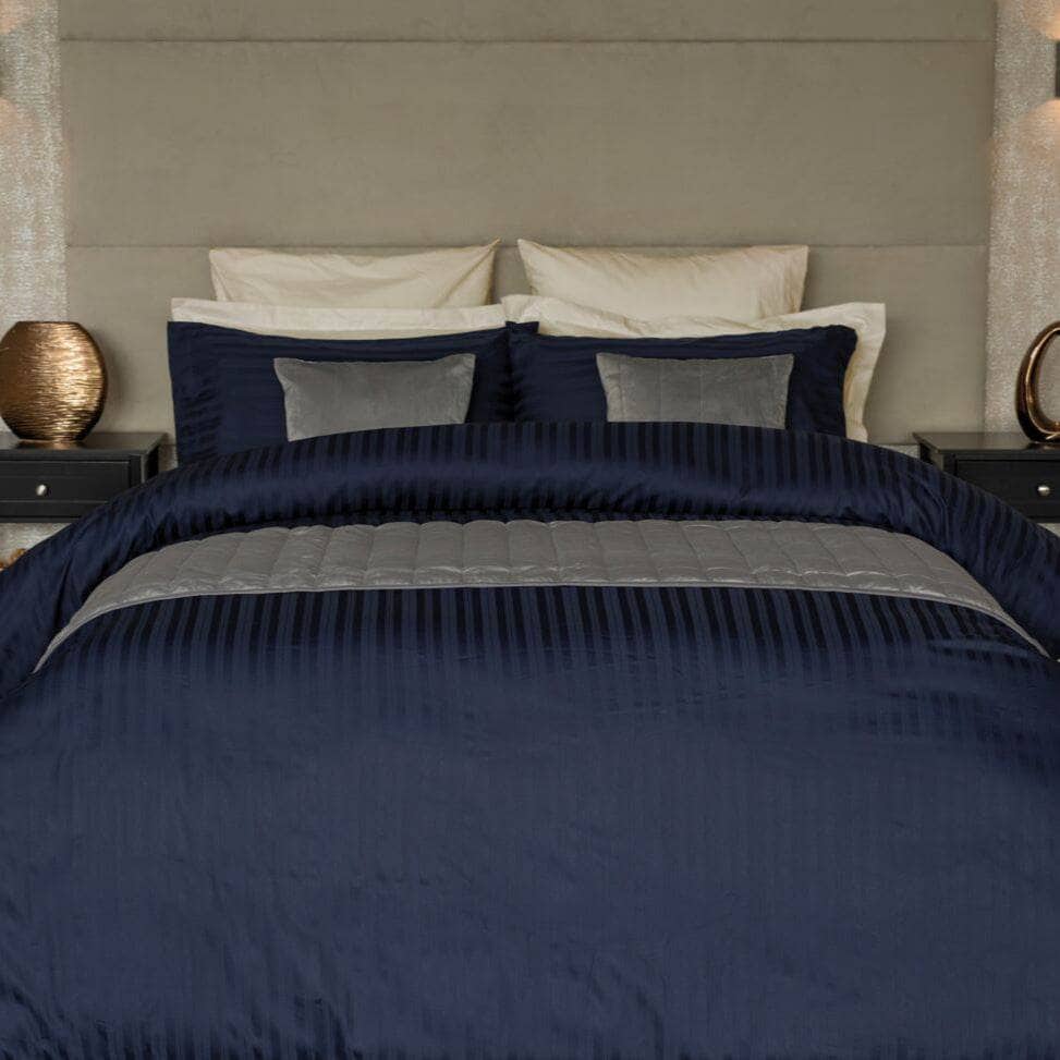 Homeware - Hotel Tribeca Duvet Cover Set - Navy -