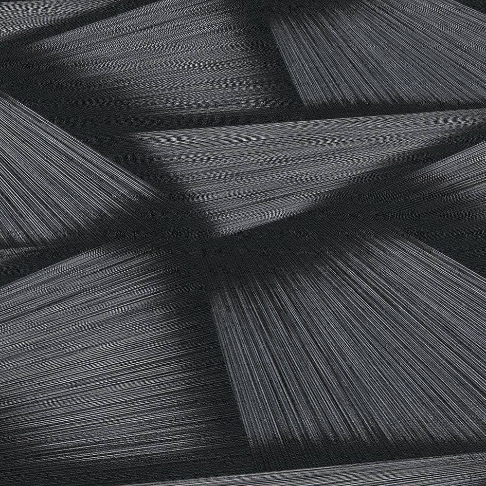 Wallpaper - Erismann B46 Graphic Black Wallpaper - 10401-15 - 60013651