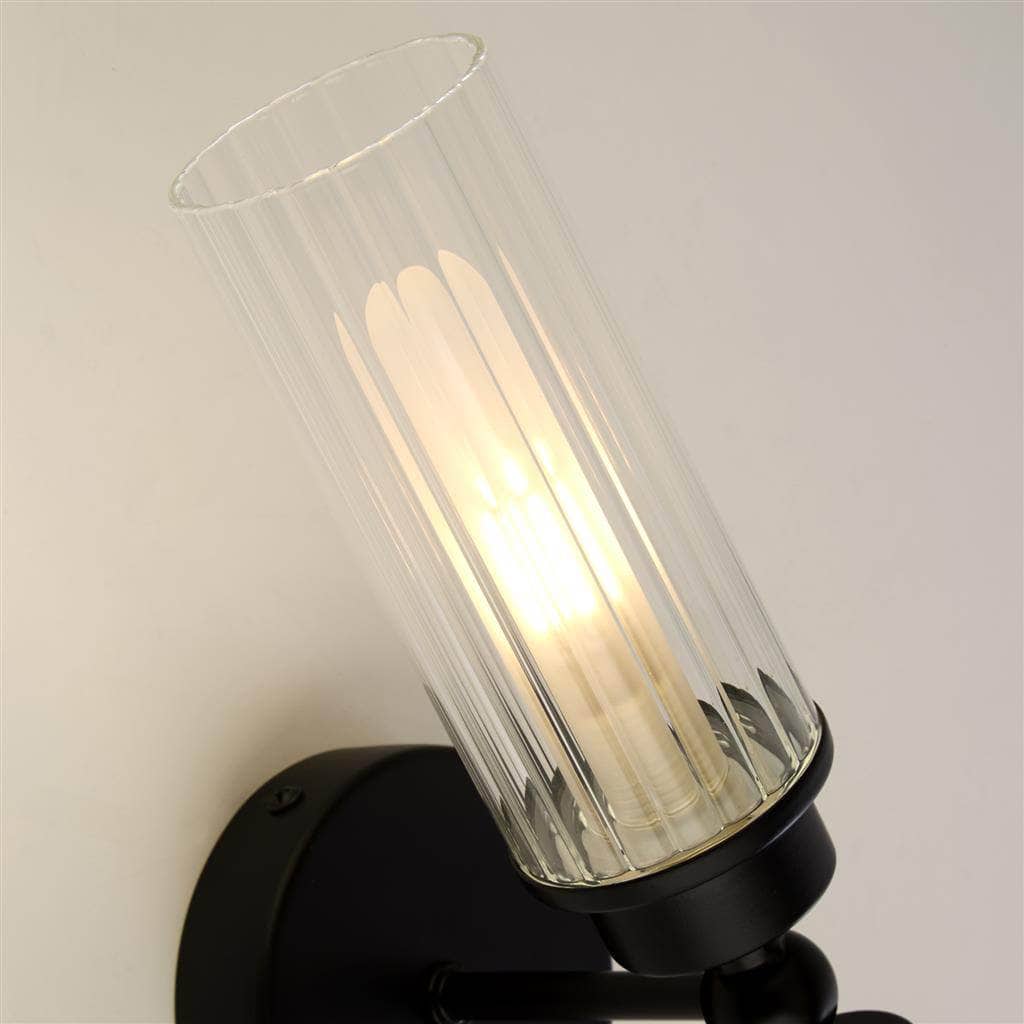 Lights - Padua 2 Light Wall Light - Black - 60014307