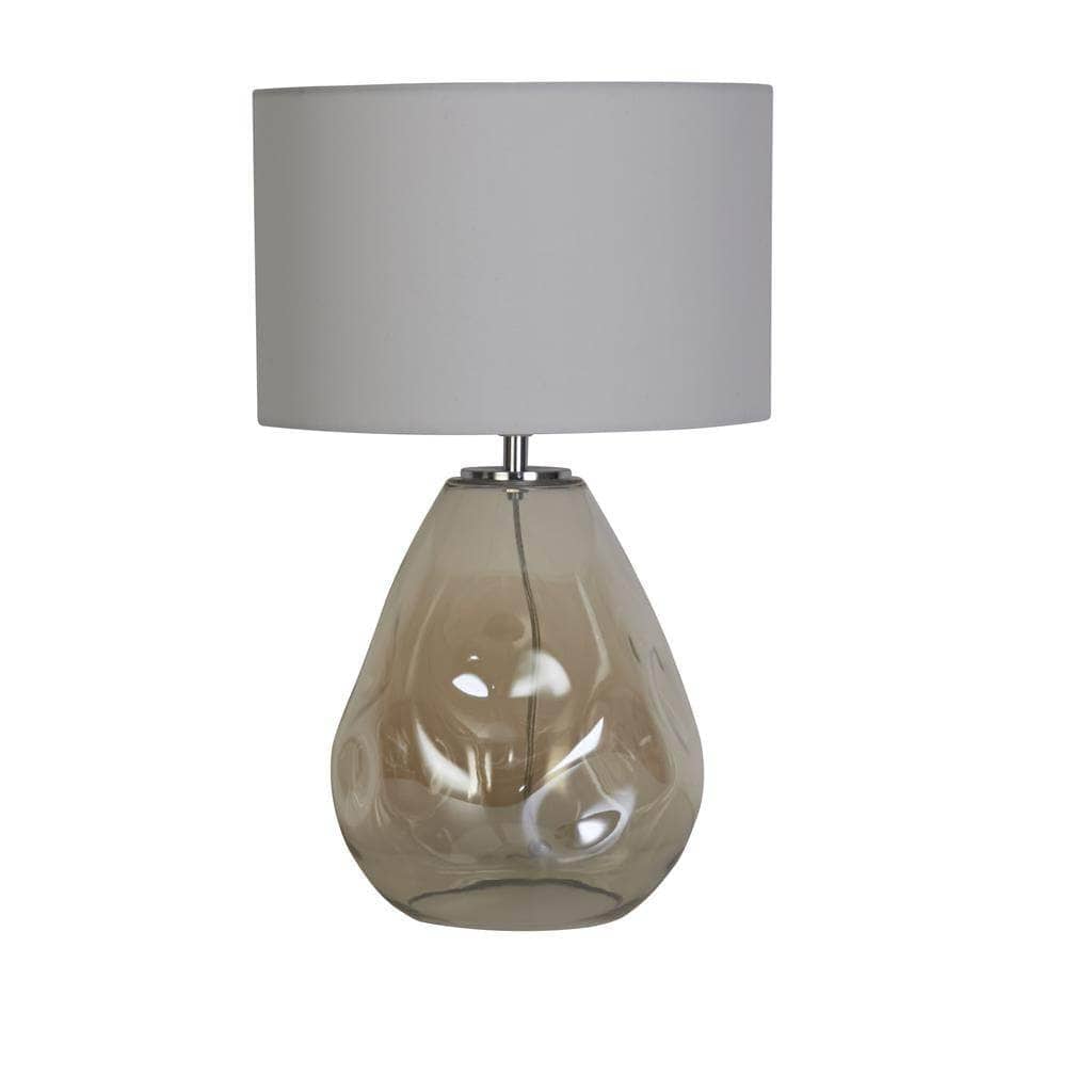 Lights - Calabria Table Lamp - Champagne & White - 60014318