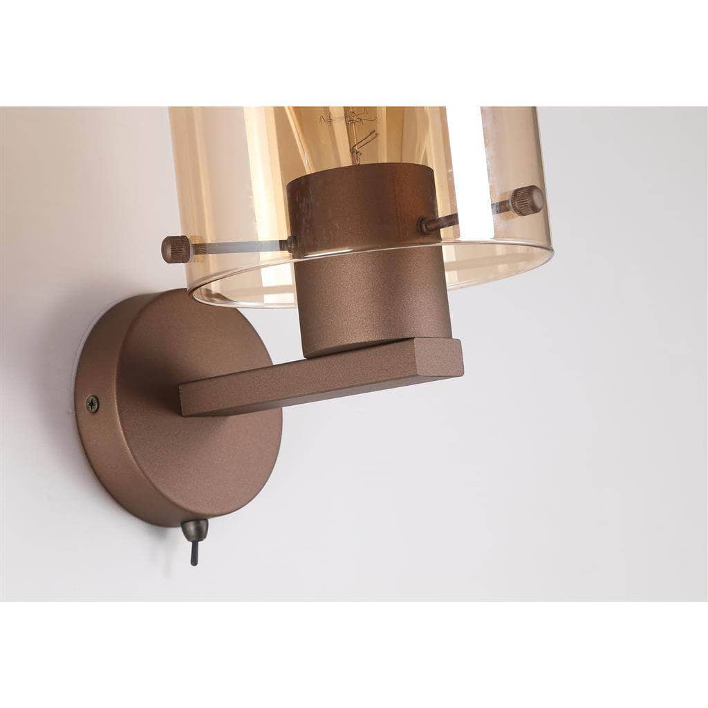 Lights - Ferrara Wall Light - Mocha - 60014340