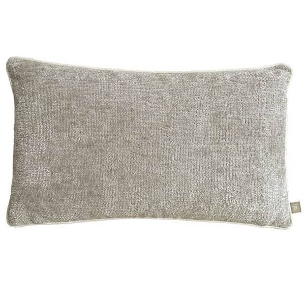 Homeware - Belgravia Wave Chenille Cushion Grey - 50 x 30cm - 60014385