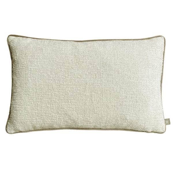 Homeware - Belgravia Wave Chenille Cushion Cream - 50 x 30cm - 60014387