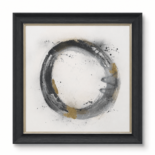 Pictures - 60064458 Abstract Ring Painting - 90 x 90cm - 60064458