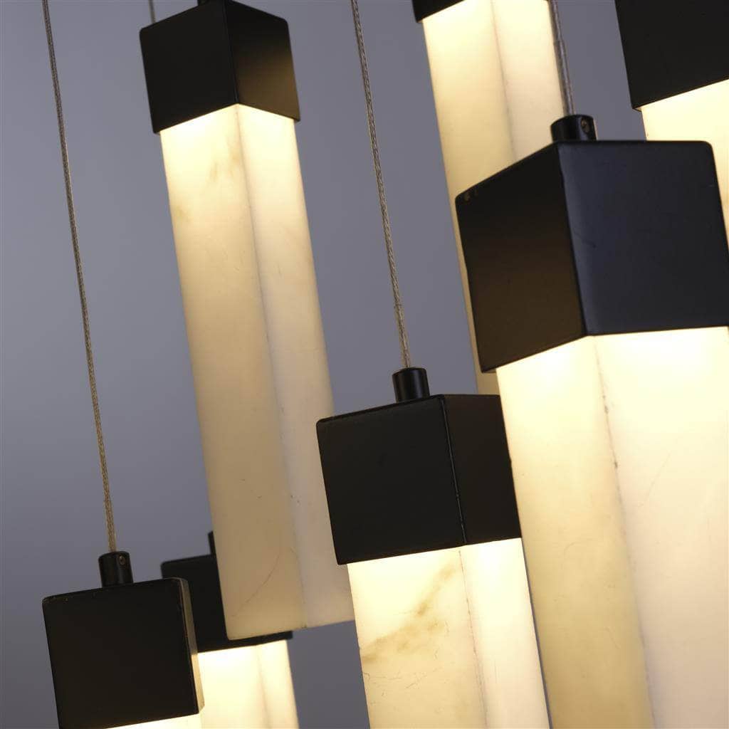 Lights - Berlin 13 Light Pendant Light - Black - 60115409