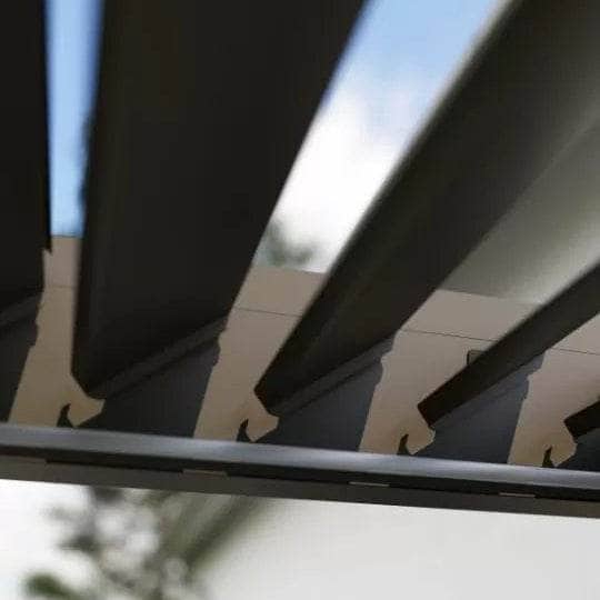 Gardening - O.C Weatheking Motorised Roof Pergola With LED Lights – 3x3m - 60166721
