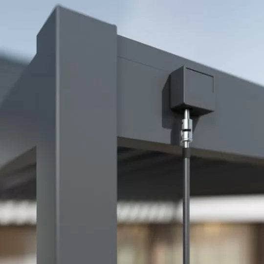 Gardening - O.C Weatheking Motorised Roof Pergola With LED Lights – 3x3m - 60166721