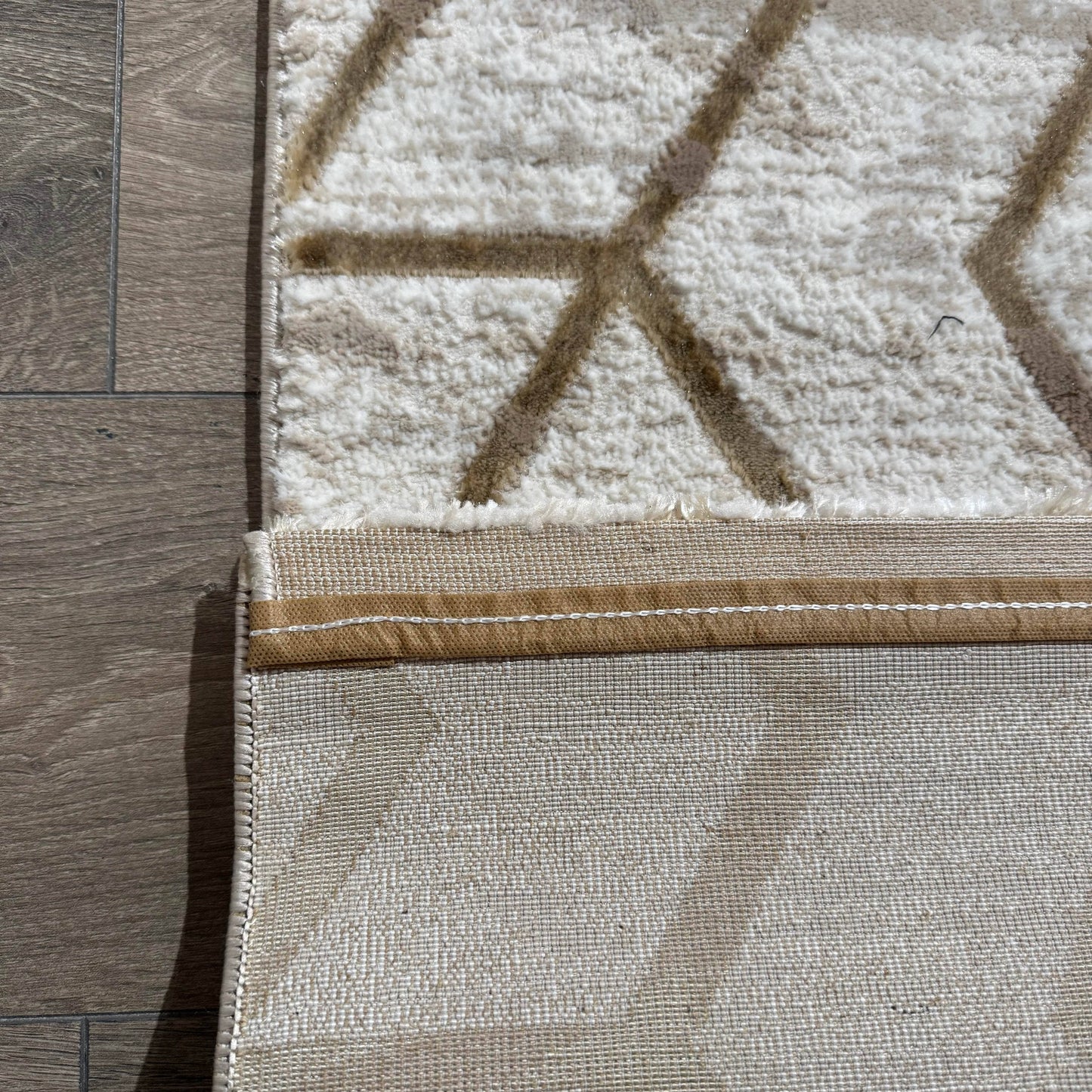 Rugs - Beta Cream & Gold 2561A Rug - Various Sizes -