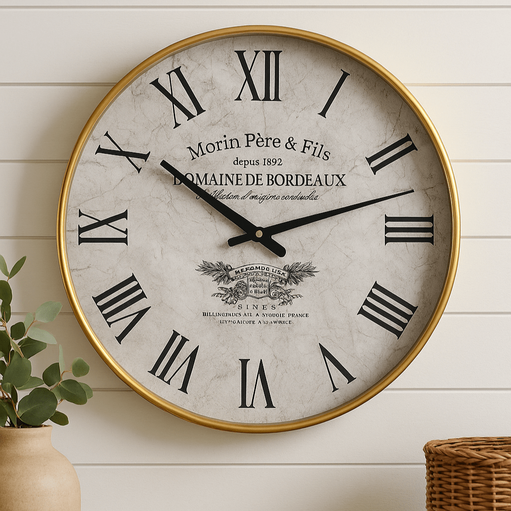 Homeware - Gold Mori Pere Fils Wall Clock - 40cm - 60215088