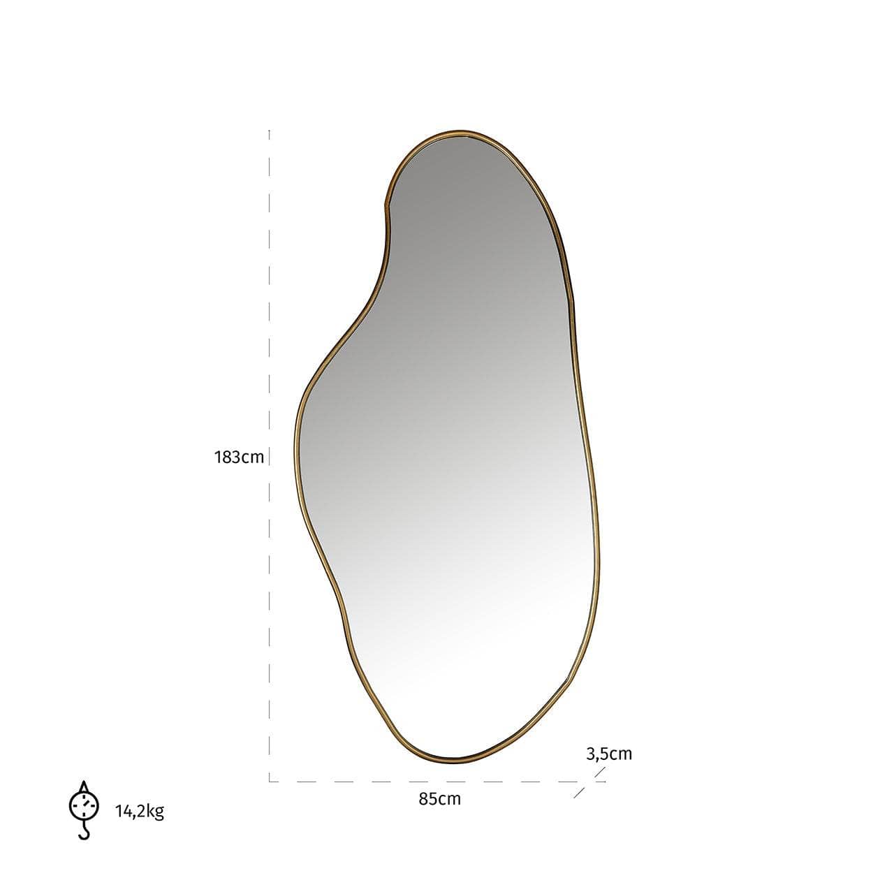 Mirrors - Alton Mirror - Brushed Gold - 60269691