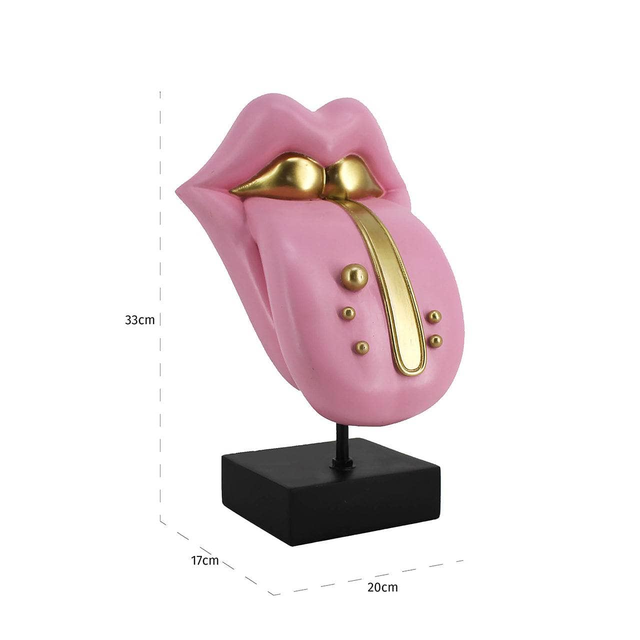 Homeware - Glossa Decorative Tongue - Pink - 60313016