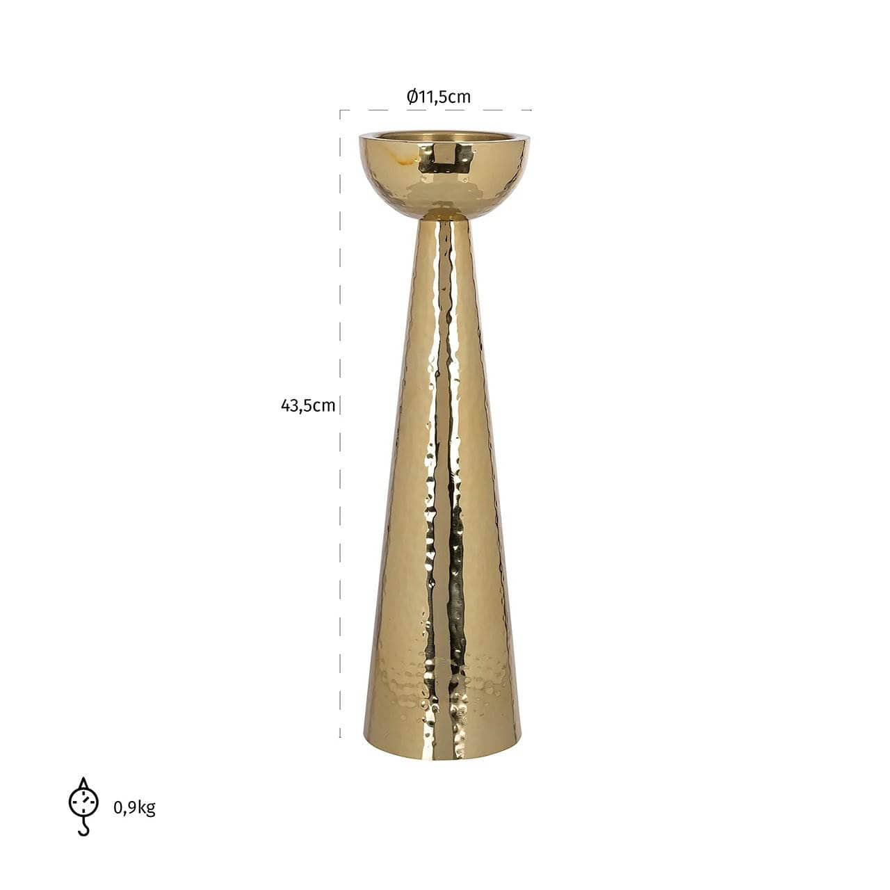 Homeware - Etoile Gold Candle Holder - Large - 60313025