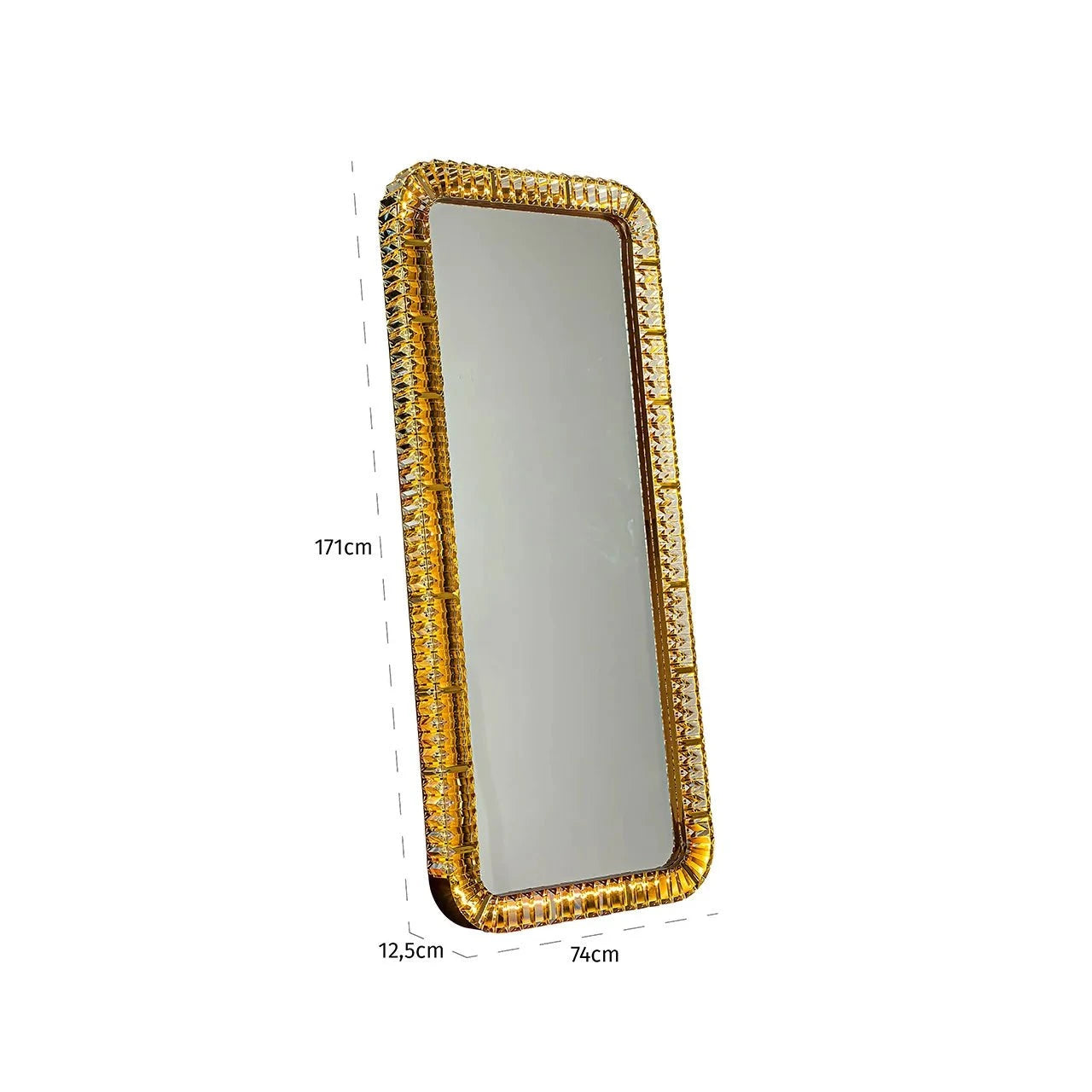 Mirrors - Kahlo Floor Lamp Mirror - 60313055