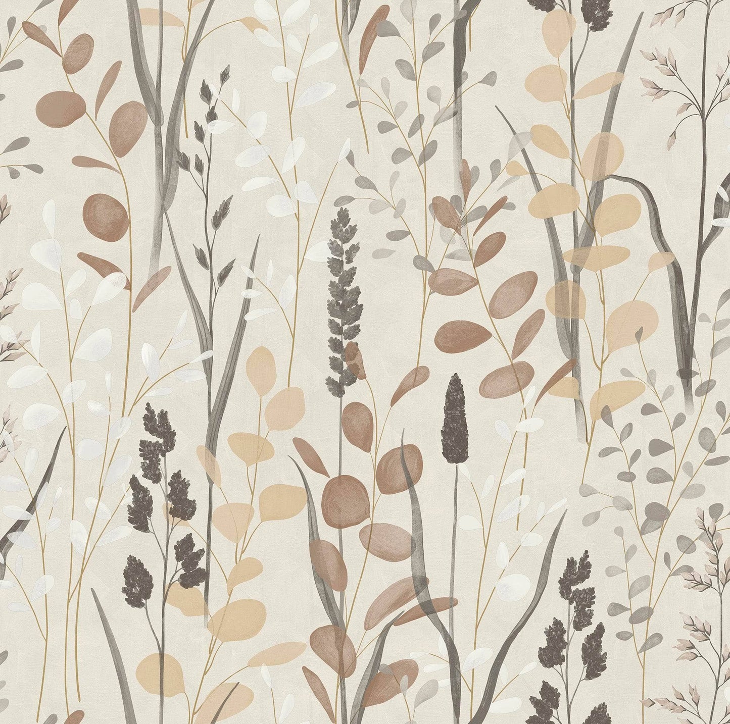 Wallpaper - Grandeco B44 Karuna Galia Neutral Wallpaper - A76203 - 60345331