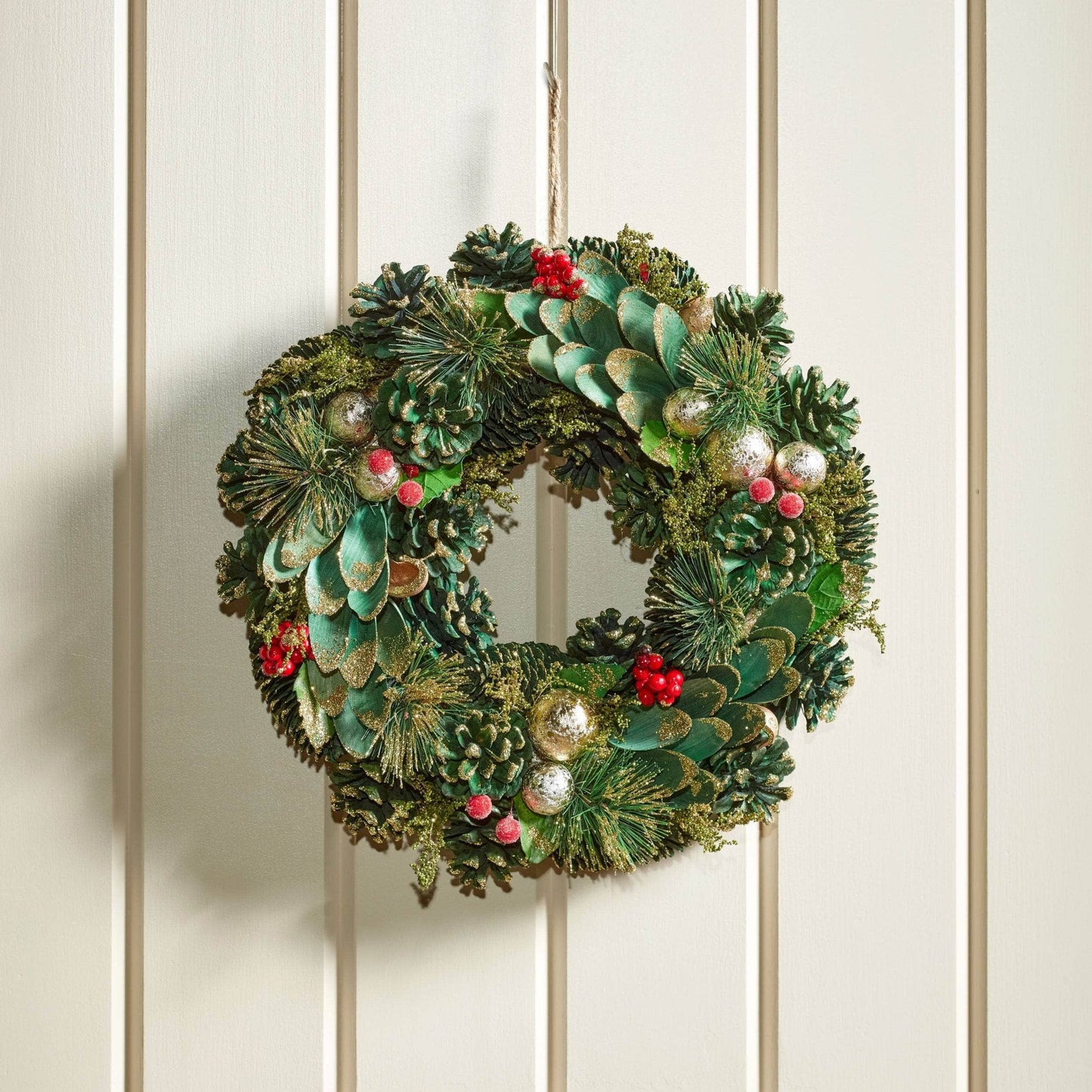 Christmas - Bauble Pine Wreath - 30cm - 60418224