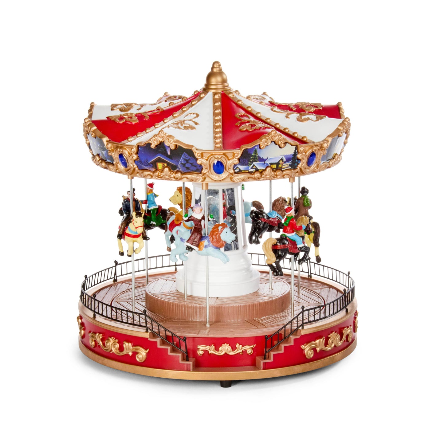- Animated Magic Carousel Snow Scene - 60418237