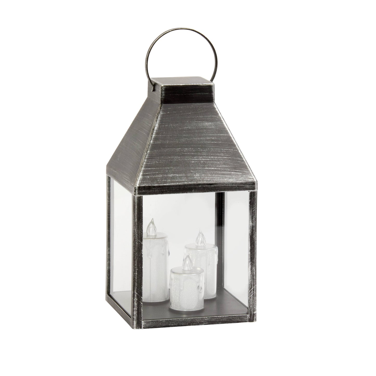 Christmas - Silver Sparkle Lantern - Large - 60418243