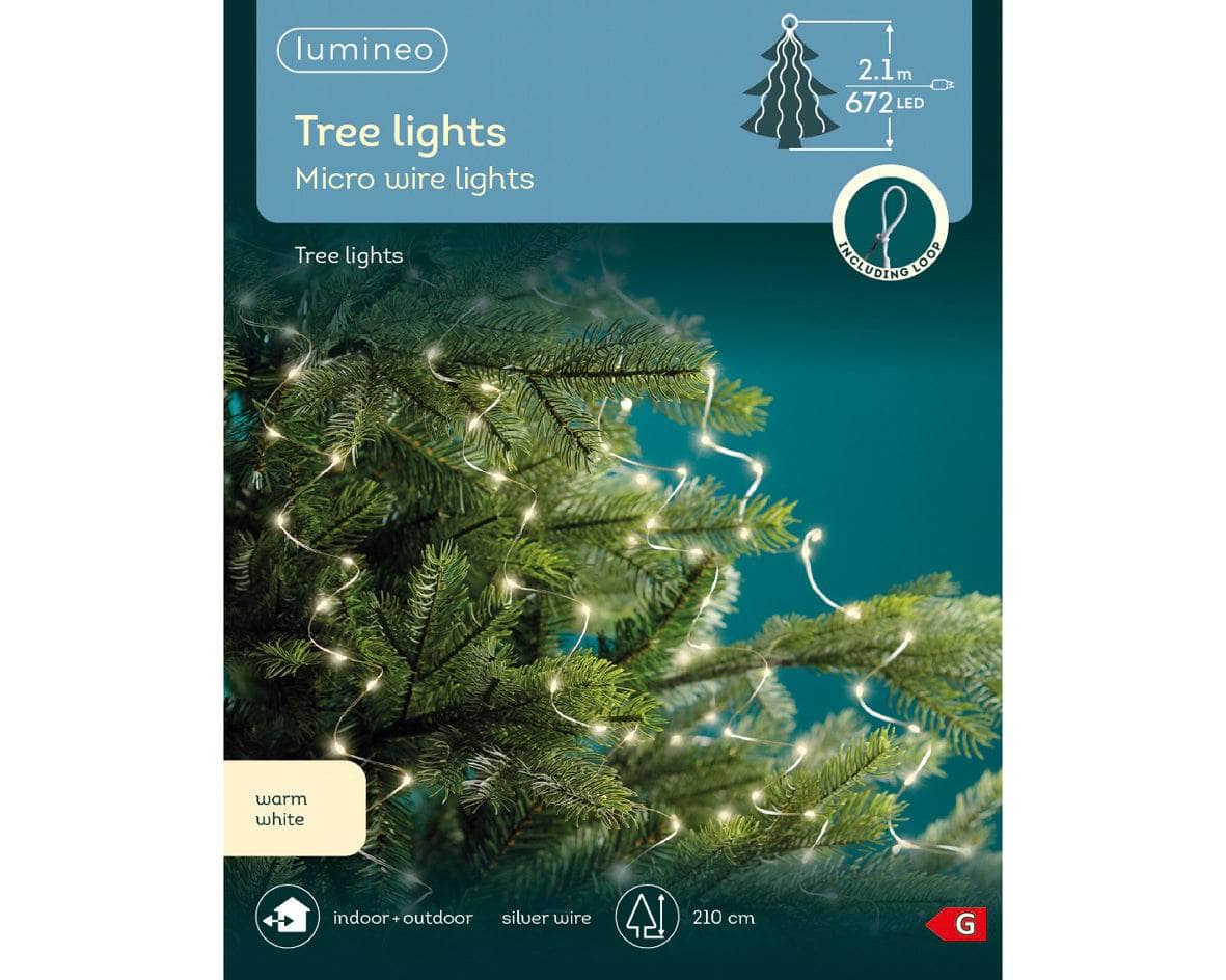 Christmas - Micro LED Tree Bunch Christmas Lights - Warm White - 60450741