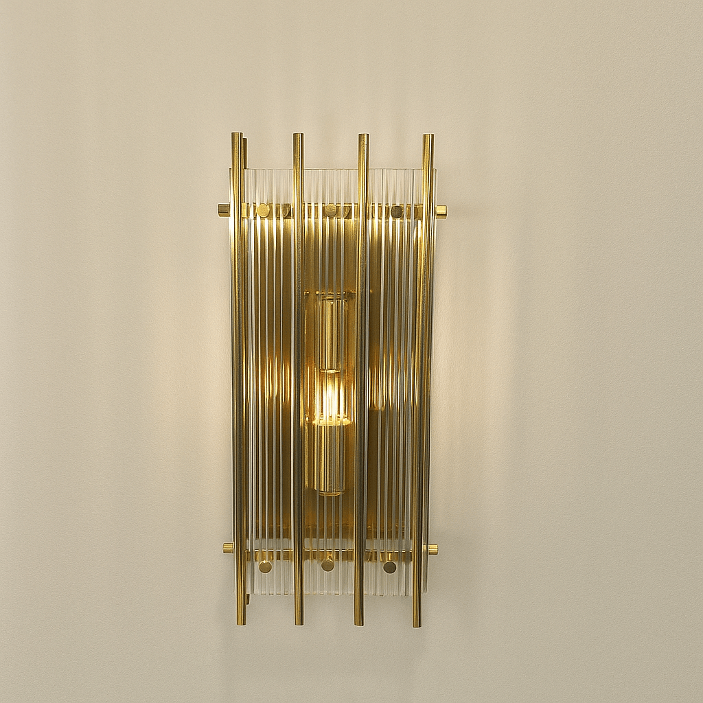 Lights - Brooklyn 2 Light Wall Bracket Light - Gold - 60450764
