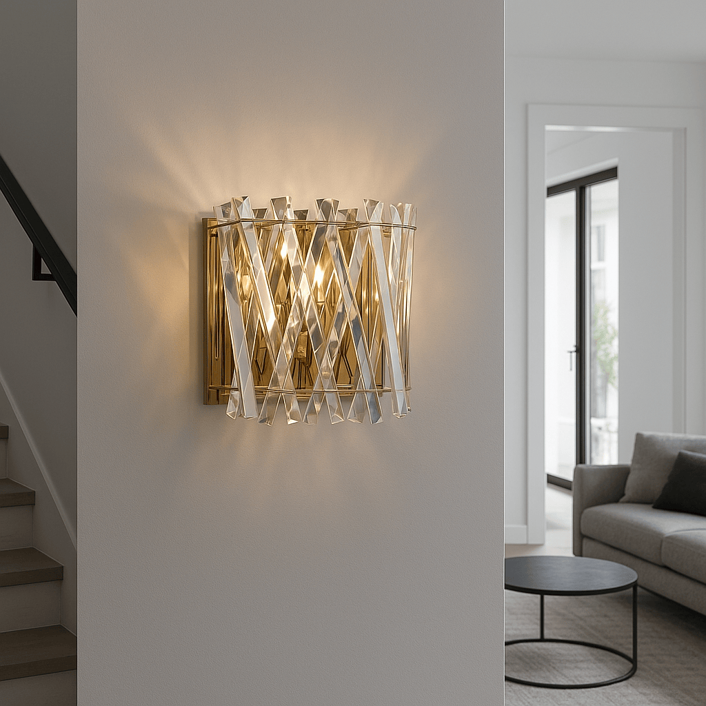 Lights - Alexander 2 Light Bracket Gold Wall Light - 60450772