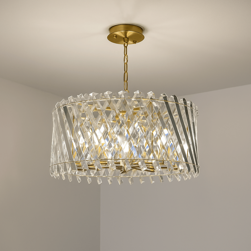 Lights - Detroit 10 Light Pendant Gold Light - 60450774