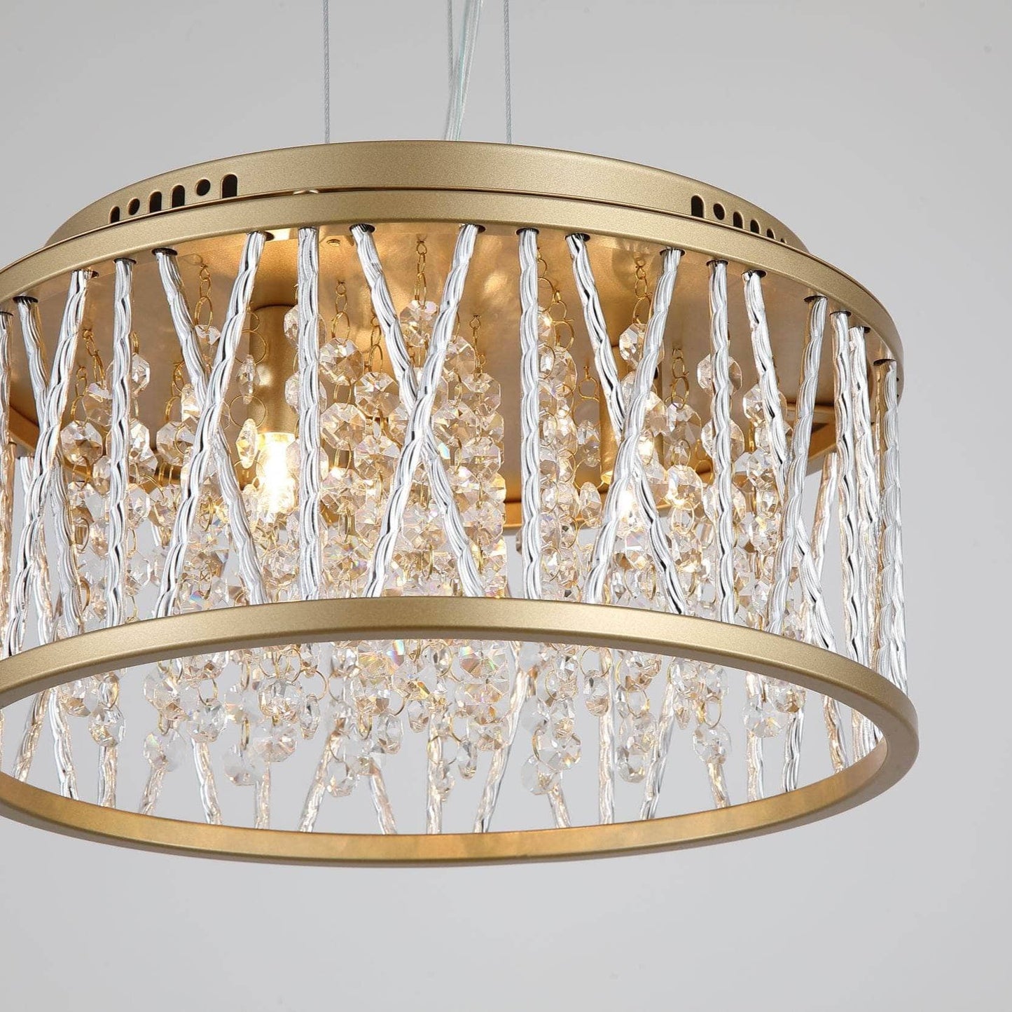 Lights - Dortmund 3 Light Pendant Light - Gold - 60450786