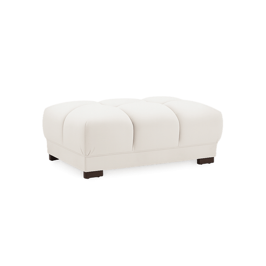 Furniture - Baltimore Footstool - Cream - 60450818