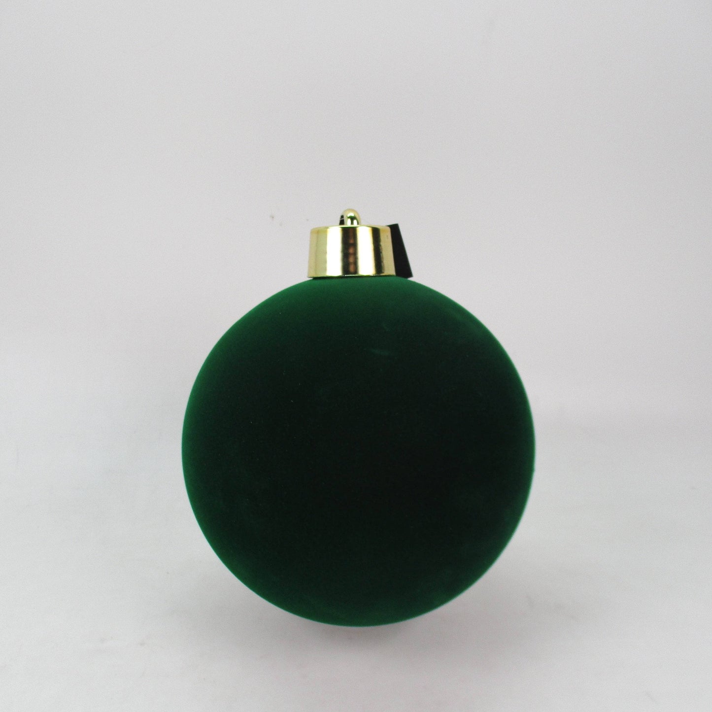 Christmas - Green Velvet Ball Christmas Decoration - 20cm - 60483925