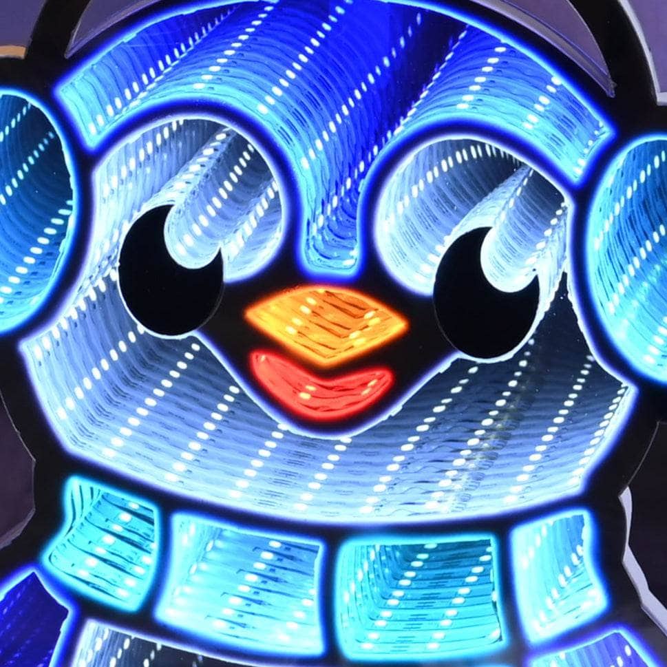 Christmas - Infinity Penguin With Earmuffs - 40cm - 60483999