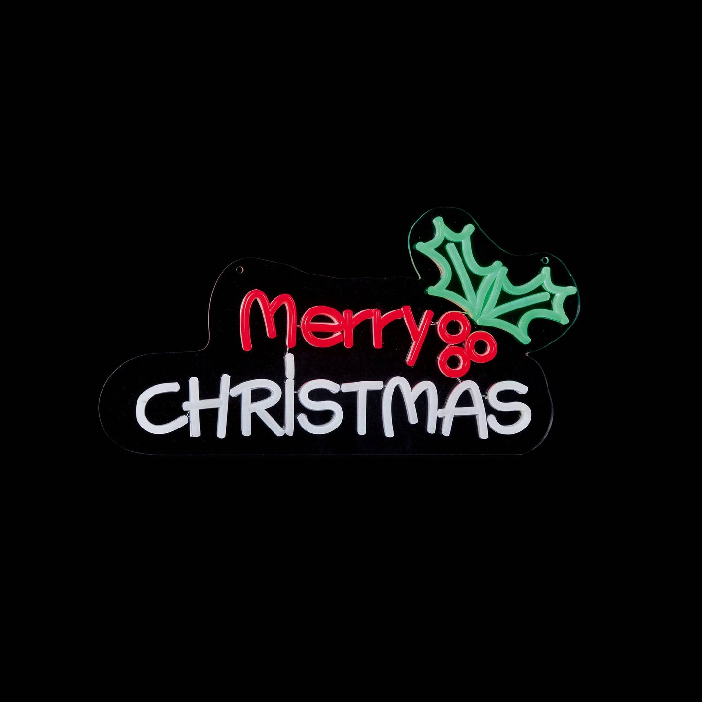 Christmas - Merry Christmas Hanging Neon Sign - 40cm - 60484026