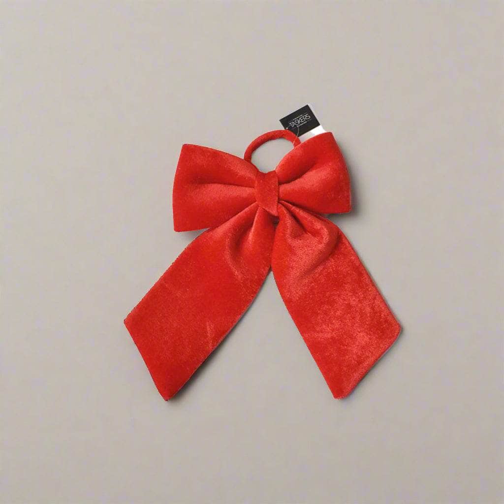 Christmas - Red Velvet Bow - 20 x 30cm - 60484054