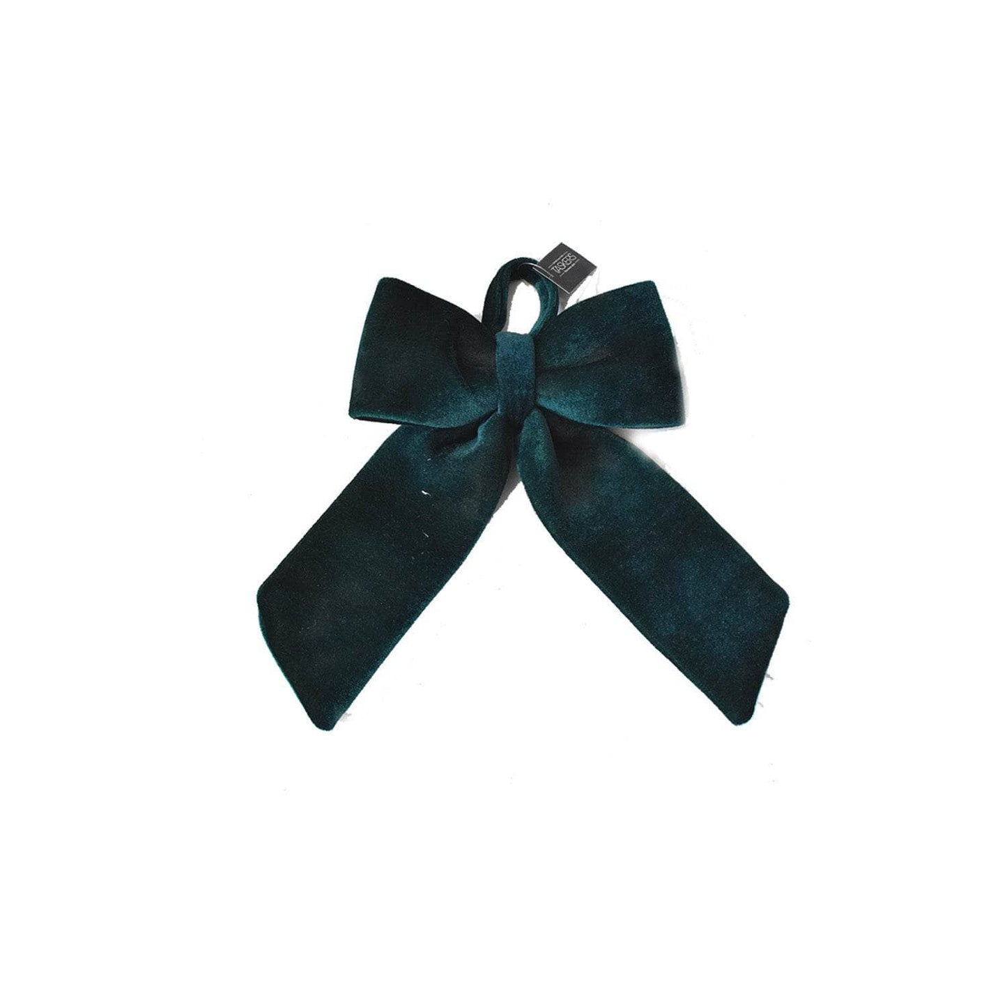 Christmas - Dark Green Velvet Bow - 20 x 30cm - 60484063