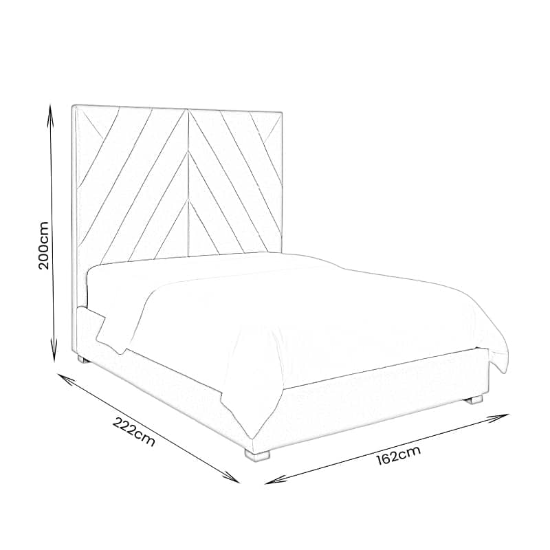 Furniture - Radience King Size Ottoman Bedframe - 60484151