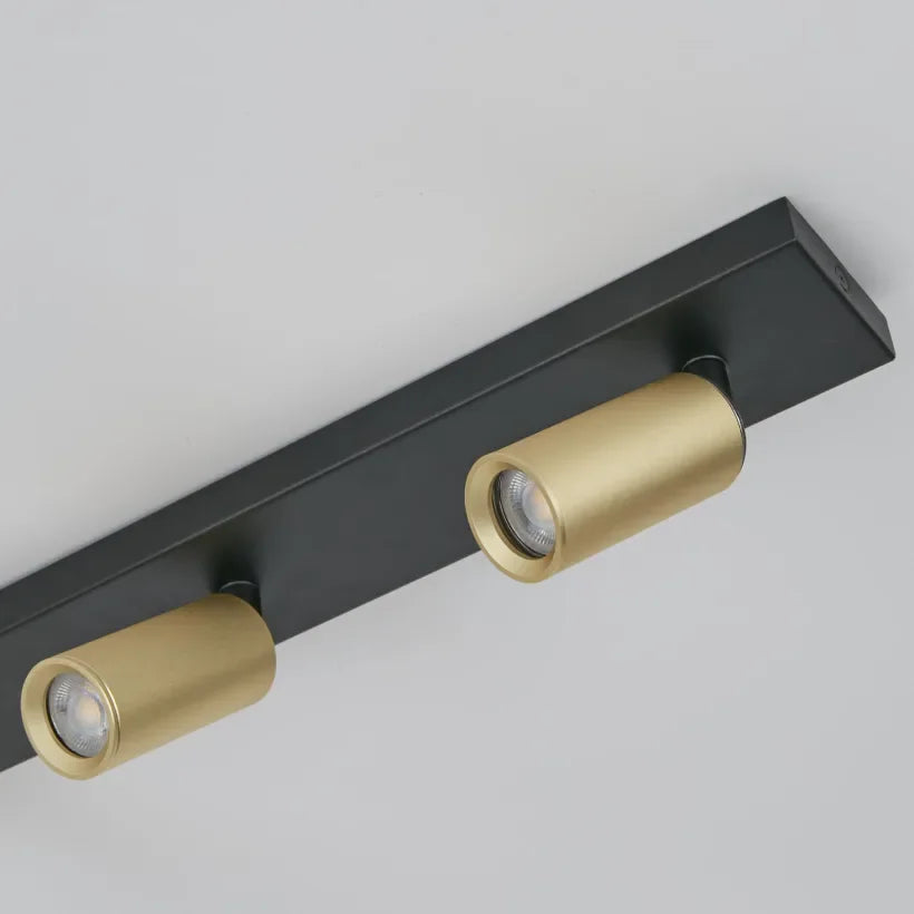 Lights - Ciara 4 Bar Spotlight - Gold & Black - 60484231