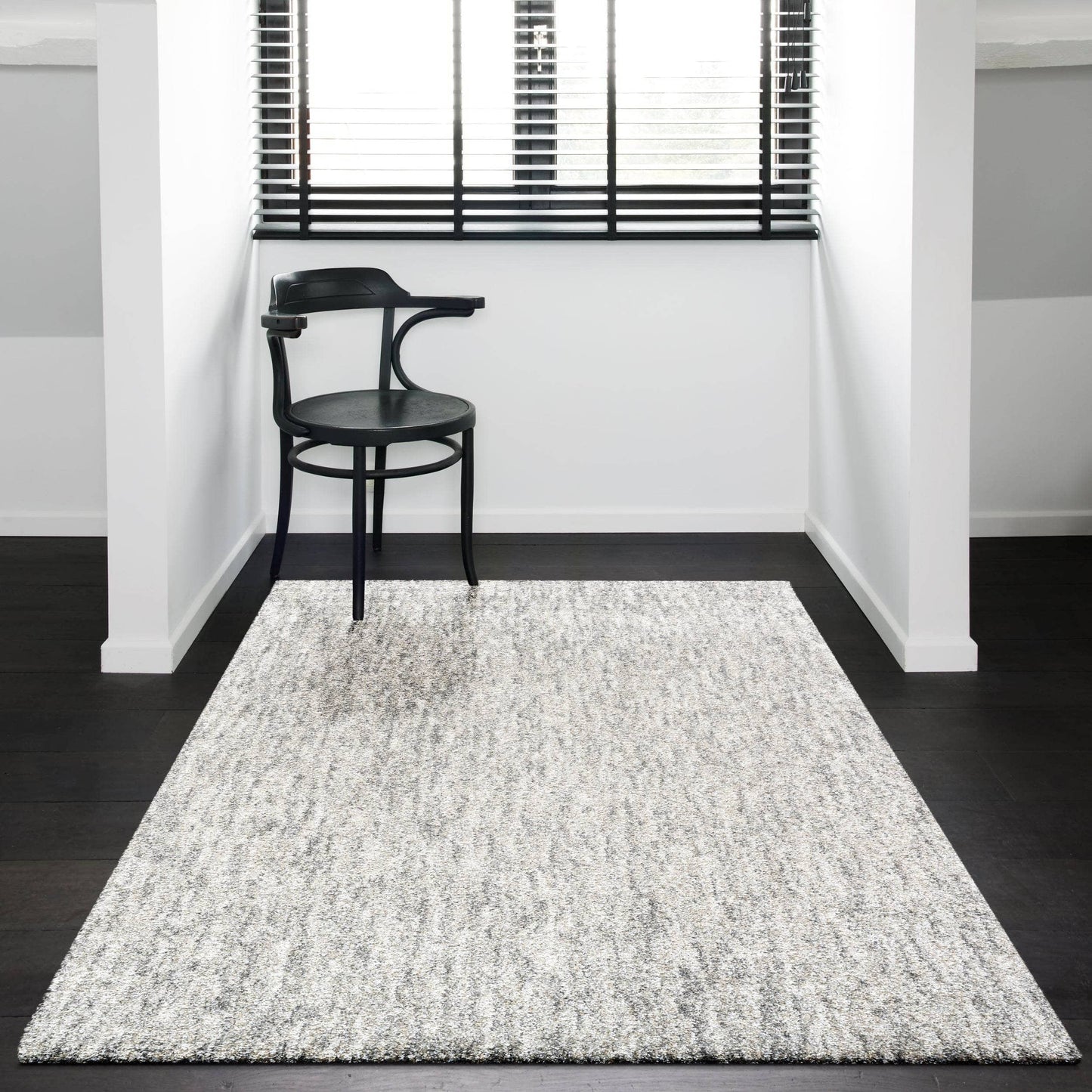 Rugs - Mehari 023-0378/6262 Grey Abstract Rug - Various Sizes -