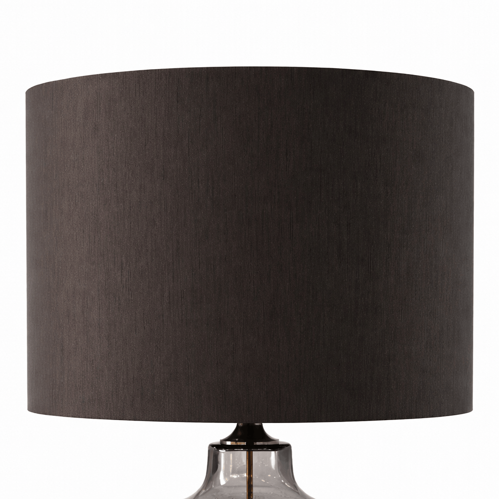 Lights - DS Black Glass Table Lamp - 60484430