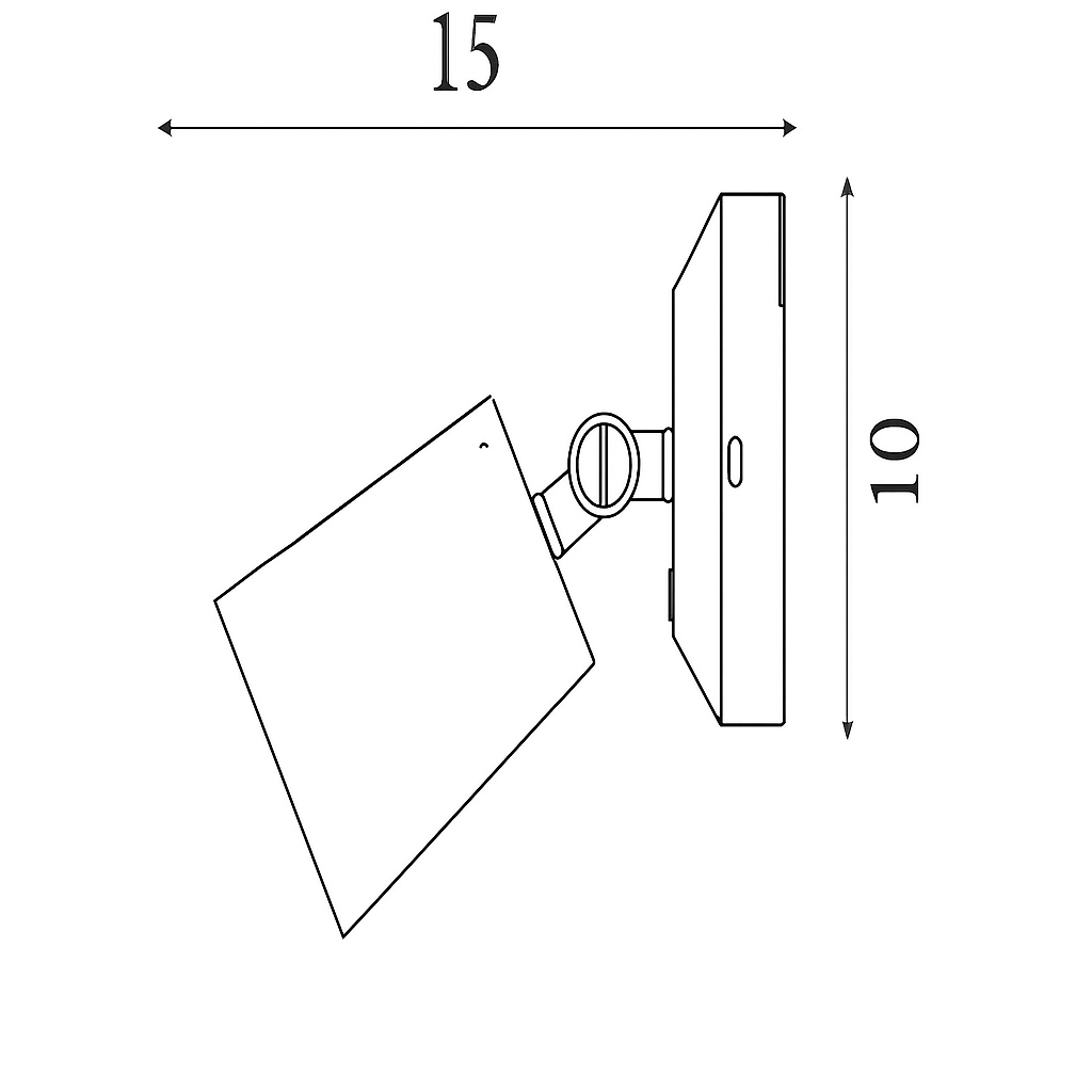 Lights - Cone Rechargeable Wall Light - Gold Metal 23340GO - 60484683