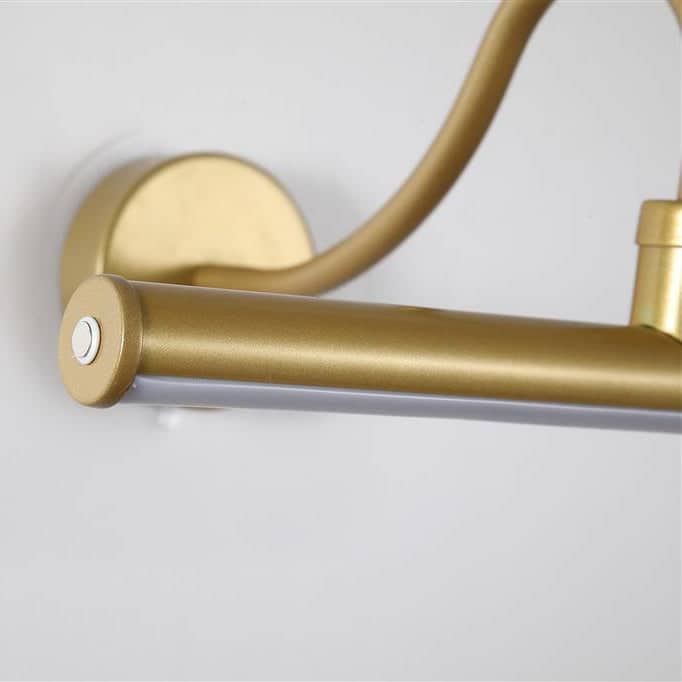 Lights - Vigo Rechargeable Picture Light - Gold Metal 23340GO - 60484684