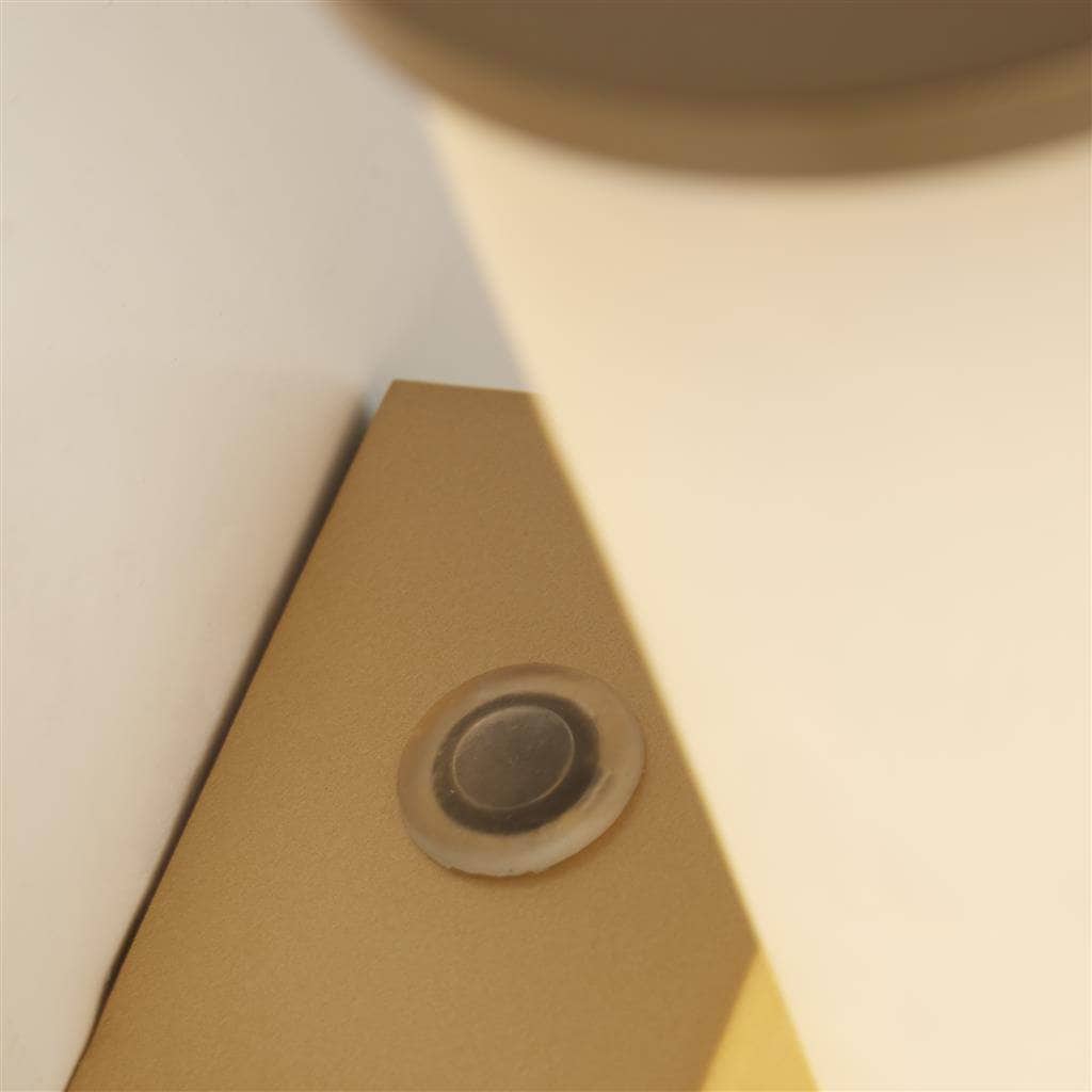 Lights - Wales LED Wall Light Matt Gold with Marble Resin - 60484701