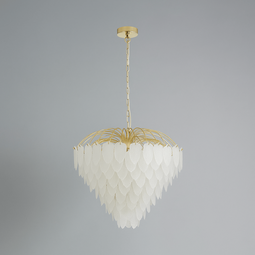 Lights - Hallie 10 Light Polished Brass Pendant Ceiling Light - 60484703